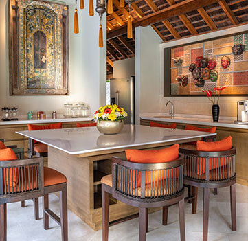 Des Indes I - Dining area layout